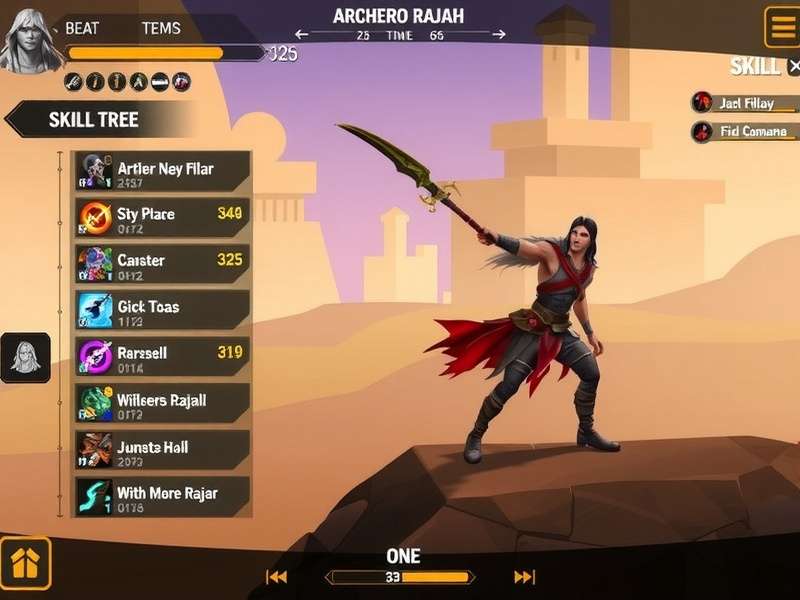 Archero Rajah Skill Combinations Archero Rajah Skill Tree